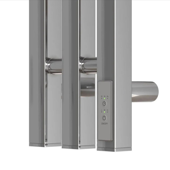 Электрический полотенцесушитель Point Гермес PN13822 П3 120x1200 диммер справа Хром Электрический полотенцесушитель Point Гермес PN13822 П3 120x1200 диммер справа Хром