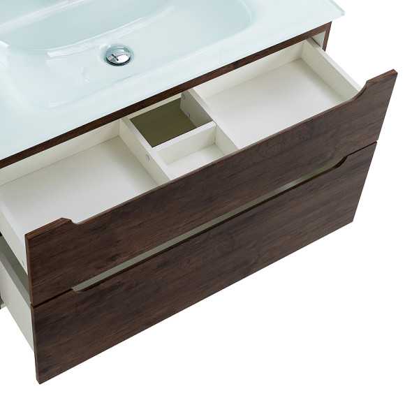 Тумба под раковину BelBagno Etna-H60 90 ETNA-H60-900-2C-SO-RW-P подвесная Rovere Moro Тумба под раковину BelBagno Etna-H60 90 ETNA-H60-900-2C-SO-RW-P подвесная Rovere Moro