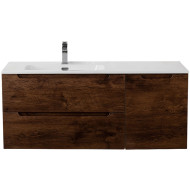 Тумба под раковину BelBagno Etna 100 L ETNA-1000-2C-1A-SO-RW-L подвесная Rovere Moro