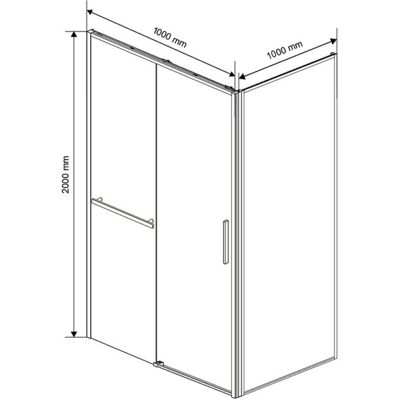 Душевой уголок Vincea Slim Soft 100x100 VSR-1SS1010CL профиль Хром стекло прозрачное Душевой уголок Vincea Slim Soft 100x100 VSR-1SS1010CL профиль Хром стекло прозрачное