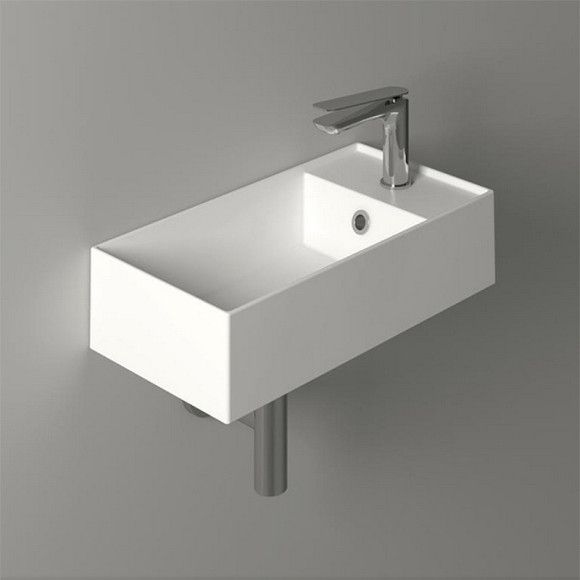 Раковина Simas Agile 50 R AG50 bi matt*1 Белая матовая