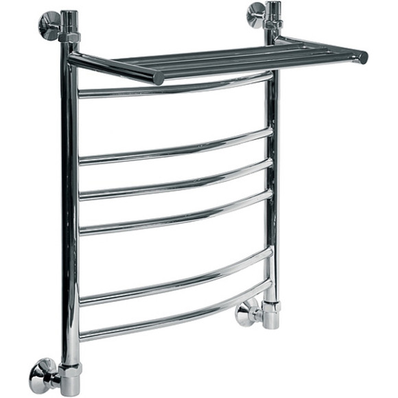 Водяной полотенцесушитель Ника Arc ЛД/ВП (г2) 60x40 с полкой Хром Водяной полотенцесушитель Ника Arc ЛД/ВП (г2) 60x40 с полкой Хром