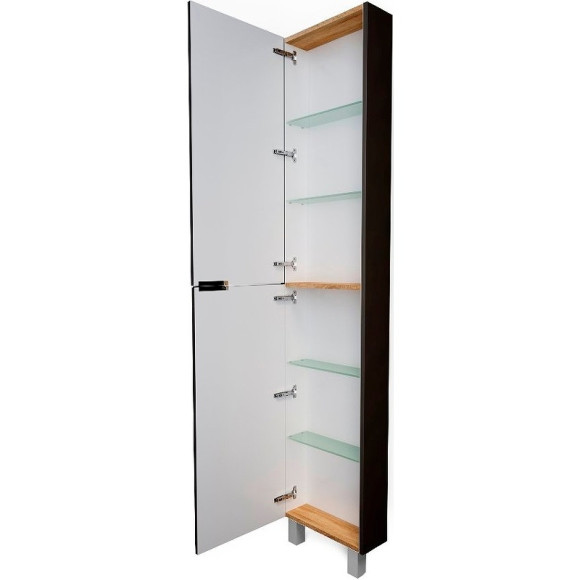 Шкаф пенал 1MarKa Gaula 40Н У92552 Графит матовый