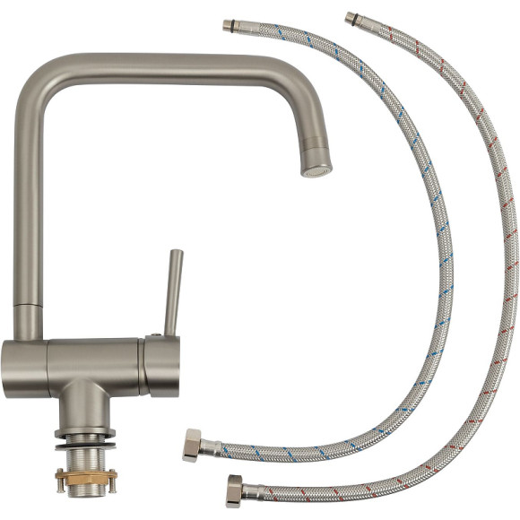 Смеситель для кухни Allen Brau Fenster 5.60004-BN Никель брашированный Смеситель для кухни Allen Brau Fenster 5.60004-BN Никель брашированный
