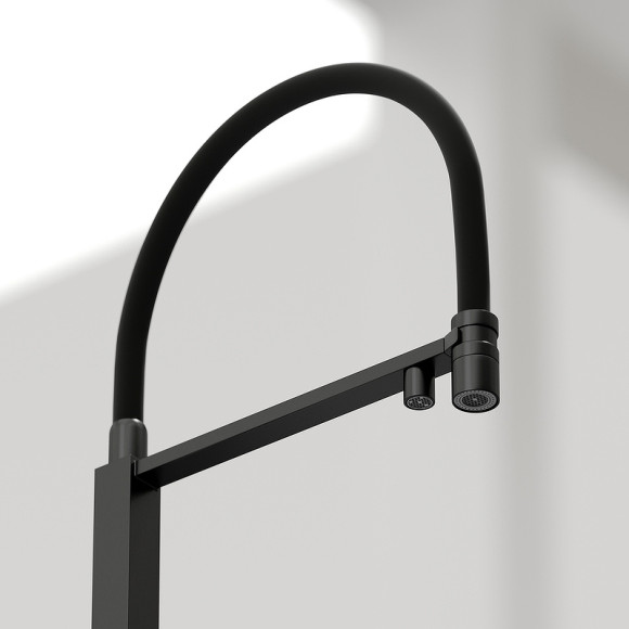 Смеситель для кухни Sancos Moro SC4006MB Черный матовый