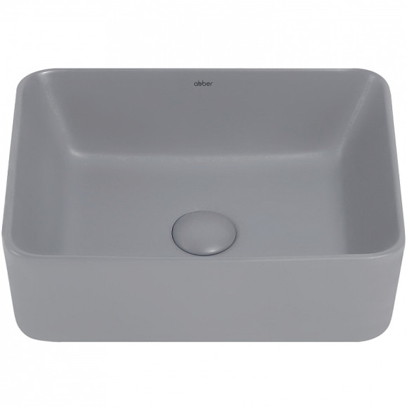 Раковина-чаша Abber Rechteck 40 AC2213MG Серая матовая Раковина-чаша Abber Rechteck 40 AC2213MG Серая матовая
