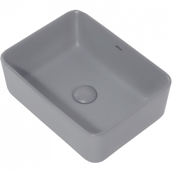 Раковина-чаша Abber Rechteck 40 AC2213MG Серая матовая Раковина-чаша Abber Rechteck 40 AC2213MG Серая матовая