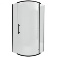 Душевой уголок Bravat Black Line 90x90 BS090.1110A профиль Черный стекло прозрачное