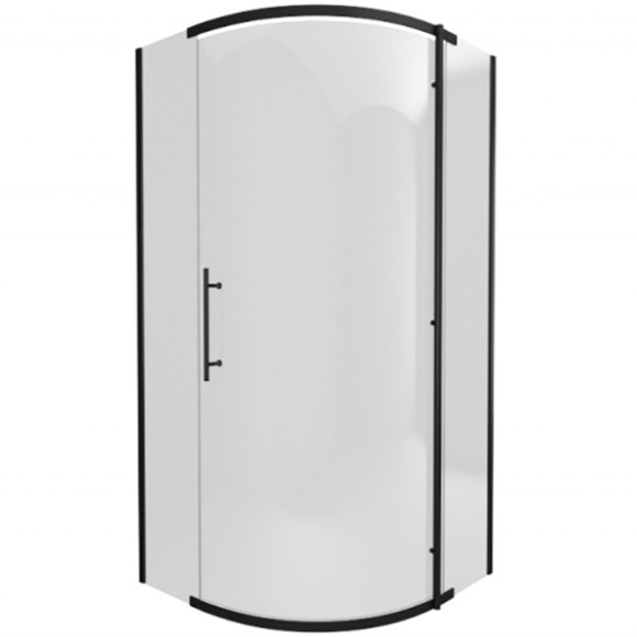 Душевой уголок Bravat Black Line 90x90 BS090.1110A профиль Черный стекло прозрачное