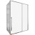 Душевой уголок Allen Brau Fantasy 150x80 3.11009.00 + 3.11011.00 профиль Хром стекло прозрачное