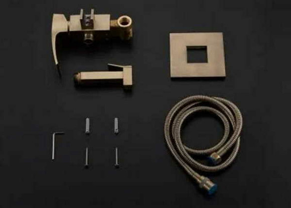 Гигиенический душ со смесителем Gappo Jacob G7207-4 Бронза