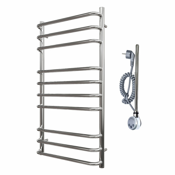 Электрический полотенцесушитель Point Нептун PN09150E П10 500x1000 левый/правый Хром Электрический полотенцесушитель Point Нептун PN09150E П10 500x1000 левый/правый Хром