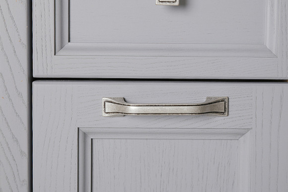 Комплект мебели для ванной ASB-Woodline Гранда 85 Grigio