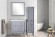 Комплект мебели для ванной ASB-Woodline Гранда 85 Grigio