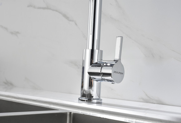 Смеситель для кухни Paulmark Halt Ha214021-CR Хром