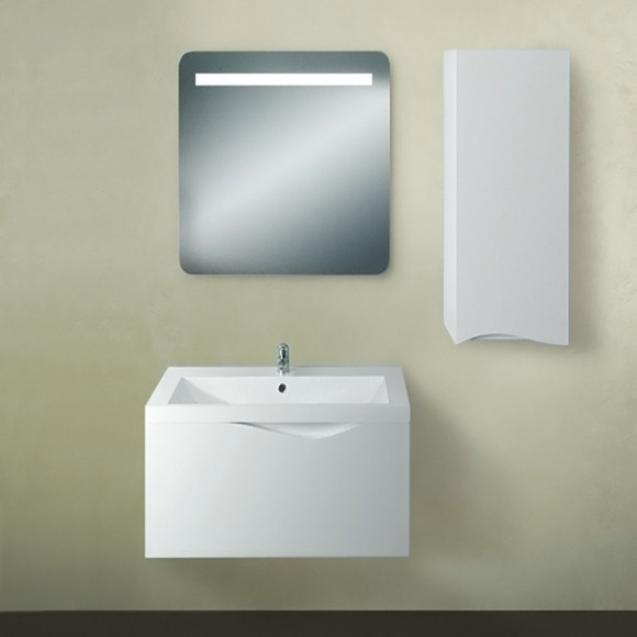 Тумба под раковину 1MarKa Этюд 90П Белая глянцевая Тумба под раковину 1MarKa Этюд 90П Белая глянцевая