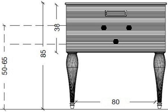 Тумба под раковину Boheme Armadi Art Vallessi Avangarde Linea 80 842-080-BCR подвесная Черная Хром Тумба под раковину Boheme Armadi Art Vallessi Avangarde Linea 80 842-080-BCR подвесная Черная Хром