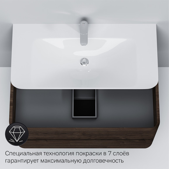 Тумба под раковину AM.PM Sensation 100 M30FHX1002TF подвесная Табачный дуб Тумба под раковину AM.PM Sensation 100 M30FHX1002TF подвесная Табачный дуб