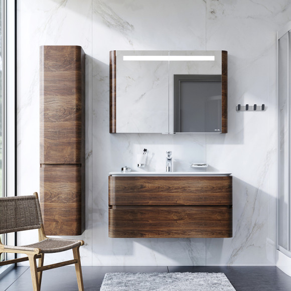 Тумба под раковину AM.PM Sensation 100 M30FHX1002TF подвесная Табачный дуб Тумба под раковину AM.PM Sensation 100 M30FHX1002TF подвесная Табачный дуб