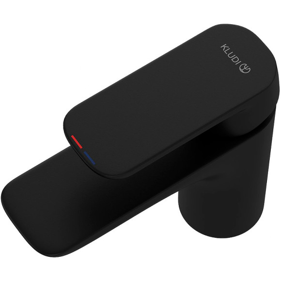 Смеситель для раковины Kludi Pure Style 400283975 Черный матовый