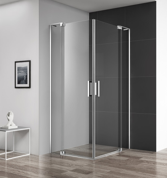 Душевой уголок Cezares Slider 110x110 SLIDER-A-2-100/110-C-Cr профиль Хром стекло прозрачное Душевой уголок Cezares Slider 110x110 SLIDER-A-2-100/110-C-Cr профиль Хром стекло прозрачное