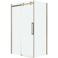 Душевой уголок Grossman Classic 100х90 120.K33.04.1090.32.00 профиль Золото сатин стекло прозрачное