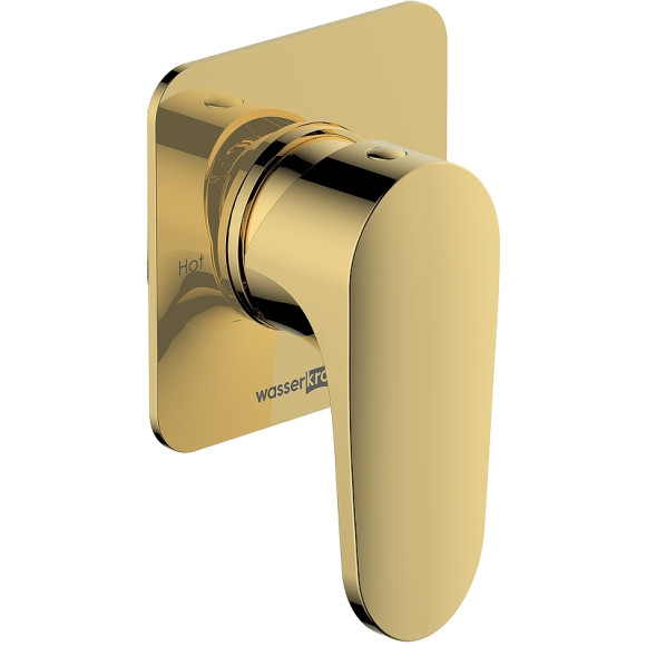Смеситель для ванны WasserKRAFT Neckar A2151.277.279.280.197.281 Золото глянцевое Смеситель для ванны WasserKRAFT Neckar A2151.277.279.280.197.281 Золото глянцевое