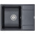 Кухонная мойка Paulmark Flugen 50-650 PM216550-BLM Черный металлик