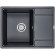 Кухонная мойка Paulmark Flugen 50-650 PM216550-BLM Черный металлик Кухонная мойка Paulmark Flugen 50-650 PM216550-BLM Черный металлик