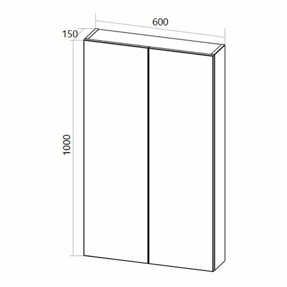 Подвесной шкаф 1MarKa Gaula 60П У92521 White