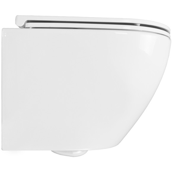 Унитаз Azario Grado AZ-0046N подвесной Белый с сиденьем Микролифт Унитаз Azario Grado AZ-0046N подвесной Белый с сиденьем Микролифт