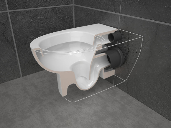 Унитаз Jacob Delafon Odeon Up E4764-00 без сиденья Унитаз Jacob Delafon Odeon Up E4764-00 без сиденья