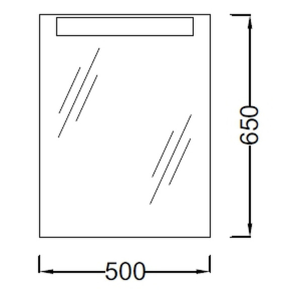 Зеркало Jacob Delafon Presquile 50 EB1107-NF с подсветкой с инфракрасным выключателем Зеркало Jacob Delafon Presquile 50 EB1107-NF с подсветкой с инфракрасным выключателем
