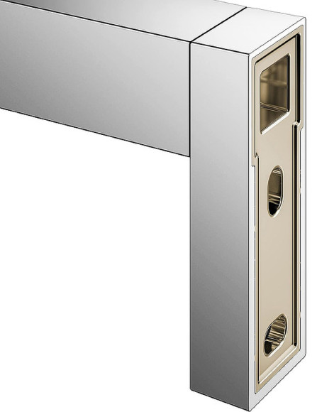 Полотенцедержатель Keuco Edition 90 Square 19121 010000 Хром