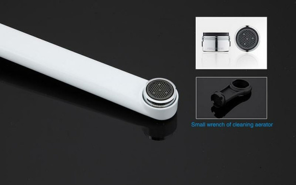 Смеситель для ванны Gappo G49 G2249 универсальный Белый Хром