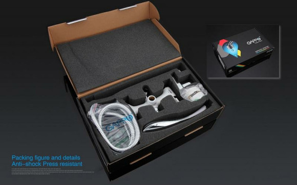 Смеситель для ванны Gappo G49 G2249 универсальный Белый Хром