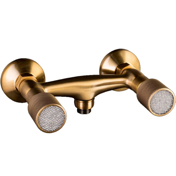 Смеситель для душа Boheme Royal Cristal 314-Royal/CRST Бронза