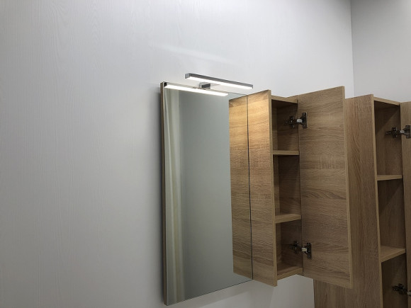 Зеркало со шкафом Comforty Тромсе 60 00004142221 Дуб сонома