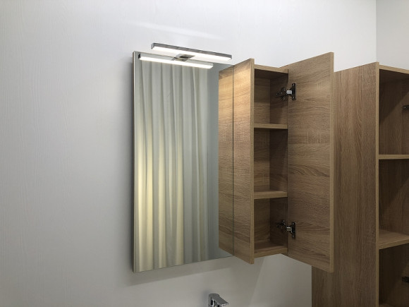 Зеркало со шкафом Comforty Тромсе 60 00004142221 Дуб сонома