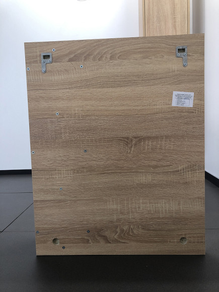 Зеркало со шкафом Comforty Тромсе 60 00004142221 Дуб сонома