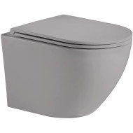 Унитаз WeltWasser Merzbach 004 MT-GR 10000003708 подвесной Серый матовый с сиденьем Микролифт