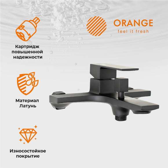 Душевая система Orange M04-944b Черная Душевая система Orange M04-944b Черная