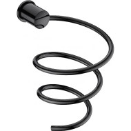 Держатель для фена WasserKRAFT K-1080PB Черный глянец