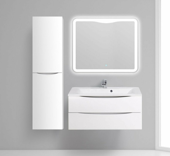 Шкаф пенал BelBagno Fly-Marino 40 L FLY-MARINO-1500-2A-SC-BL-P-L подвесной Bianco Lucido Шкаф пенал BelBagno Fly-Marino 40 L FLY-MARINO-1500-2A-SC-BL-P-L подвесной Bianco Lucido