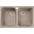 Кухонная мойка GranFest Quarz GF-Z15 Песочная