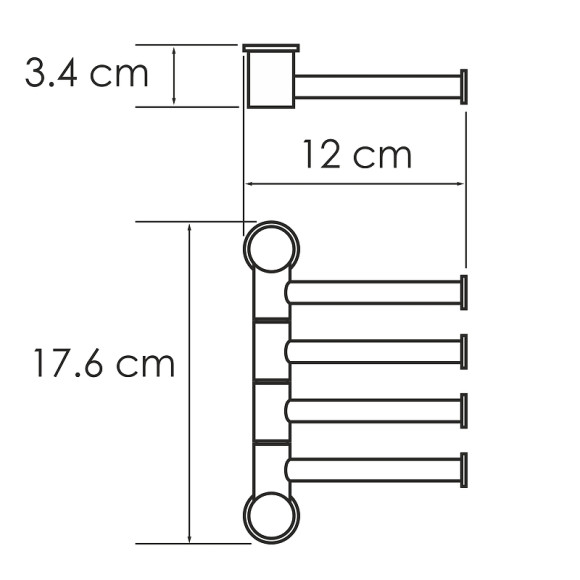 Полотенцедержатель WasserKRAFT K-1054PG поворотный Золото глянцевое Полотенцедержатель WasserKRAFT K-1054PG поворотный Золото глянцевое