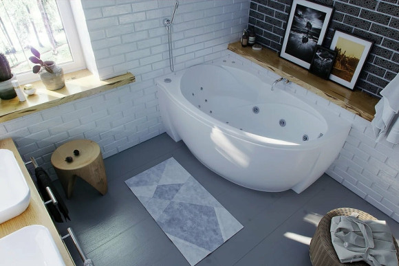 Акриловая ванна Aquatek Бетта 150x95 L BET150-0000076 без гидромассажа без панелей с каркасом (разборный) со слив-переливом Акриловая ванна Aquatek Бетта 150x95 L BET150-0000076 без гидромассажа без панелей с каркасом (разборный) со слив-переливом