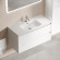 Тумба под раковину Sancos Libra 100 LB100W подвесная Белый глянец