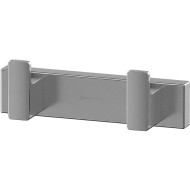 Двойной крючок Whitecross Cubo nickel brushed CU2412NIB Брашированный никель Двойной крючок Whitecross Cubo nickel brushed CU2412NIB Брашированный никель