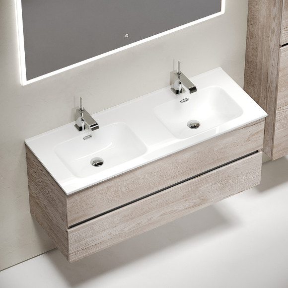 Тумба под раковину Sancos Urban 120 UR120-2EG подвесная Дуб Галифакс натуральный